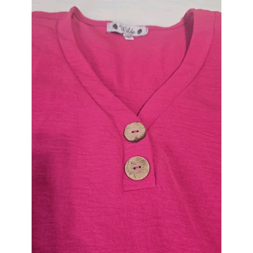 Wilde Women's XL Pink Blouse - Picture 2 of 7